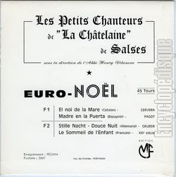 [Pochette de Euro Nol (Les PETITS CHANTEURS DE "LA CHTELAINE" DE SALSES) - verso]