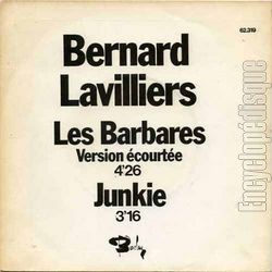 [Pochette de Les barbares (version courte) (Bernard LAVILLIERS)]