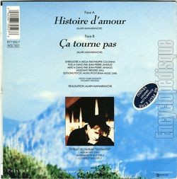 [Pochette de Histoire d’amour (Alain MANARANCHE) - verso]