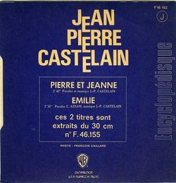 [Pochette de Pierre et Jeanne (Jean-Pierre CASTELAIN) - verso]