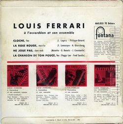 [Pochette de Dansez avec Louis Ferrari "new style" (Louis FERRARI) - verso]