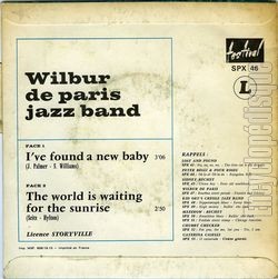 [Pochette de I’ve found a new baby (WILBUR DE PARIS) - verso]