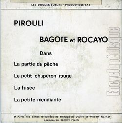 [Pochette de Pirouli, Bagote et Rocayo (T.V. (Tlvision)) - verso]