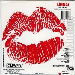 [Pochette de Lambada (Kiss kiss mix) (LIPS-KISS) - verso]