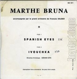 [Pochette de Spanish eyes (Marthe BRUNA) - verso]