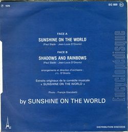 [Pochette de SUNSHINE ON THE WORLD  Sunshine on the world  (Les ANGLOPHILES) - verso]
