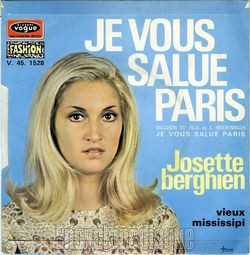 [Pochette de Je vous salue Paris (Josette BERGHIEN) - verso]