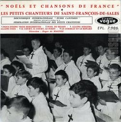 [Pochette de Nols et chansons de France (Les PETITS CHANTEURS DE ST FRANOIS-DE-SALES)]