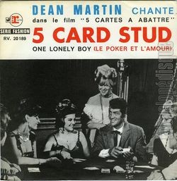 [Pochette de 5 cartes  abattre - Dean martin chante - (B.O.F.  Films )]