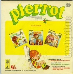 [Pochette de Pierrot - 150 millions de bougies pour Boutitou (T.V. (Tlvision)) - verso]