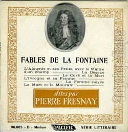 [Pochette de Fables de La Fontaine (Pierre FRESNAY)]