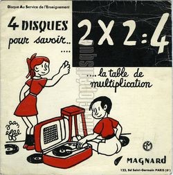 [Pochette de 4 disques pour savoir…la table de multiplication - 2 X 2 = 4 (JEUNESSE)]