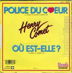 [Pochette de Police du cœur (Henry COMET) - verso]