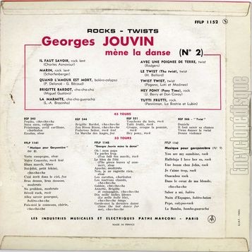 [Pochette de Georges Jouvin mne la danse n 2 (Georges JOUVIN) - verso]