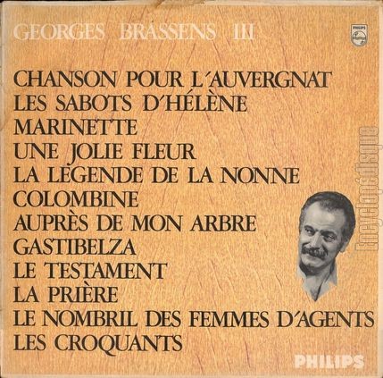 [Pochette de Chanson pour l’Auvergnat, Marinette, La prire… - III (Georges BRASSENS)]