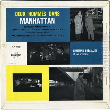 [Pochette de Deux hommes dans Manhattan (B.O.F.  Films ) - verso]