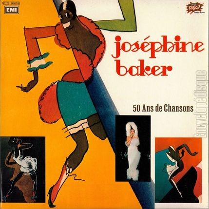 [Pochette de 50 ans de chansons 1925 / 1975 (Joséphine BAKER)]