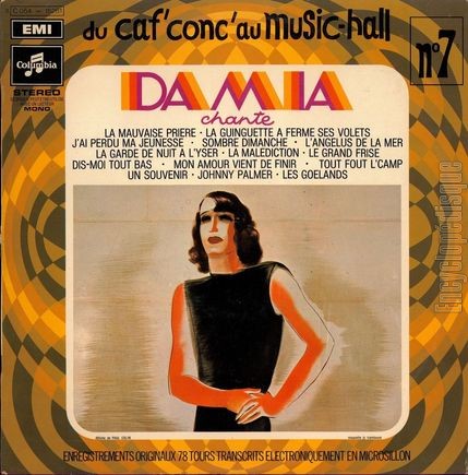 [Pochette de Du caf’conc’ au music-hall n 7 (DAMIA)]
