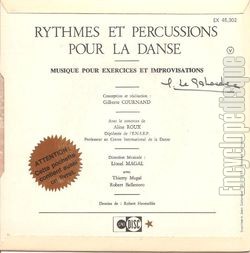 [Pochette de Rythmes et percussions pour la danse (DOCUMENT) - verso]