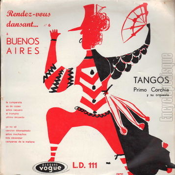 [Pochette de Rendez-vous dansant  Buenos-Aires (Primo CORCHIA)]