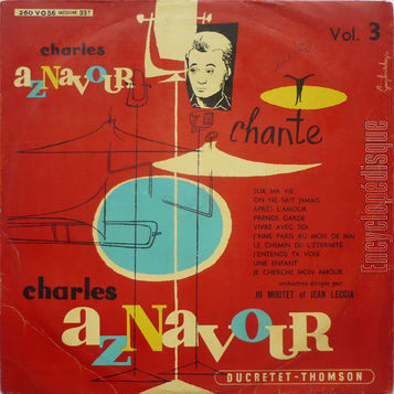 [Pochette de Chante Charles Aznavour - volume 3 (Charles AZNAVOUR)]