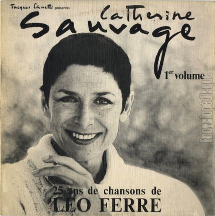 [Pochette de 25 ans de chansons de Lo Ferr - 1er volume - (Catherine SAUVAGE)]