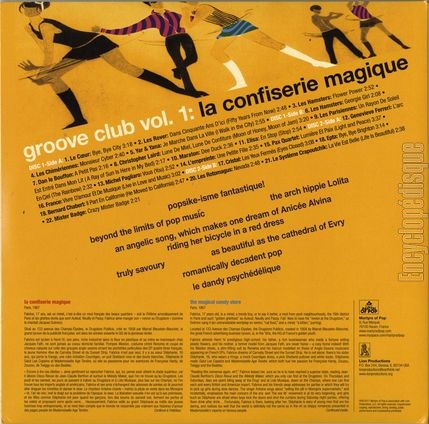 [Pochette de Groove club vol. 1 : La confiserie magique (COMPILATION) - verso]