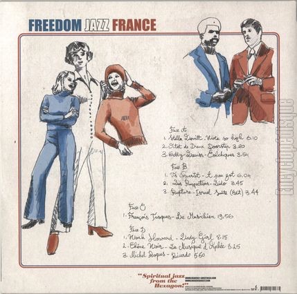 [Pochette de Freedom jazz France (COMPILATION) - verso]