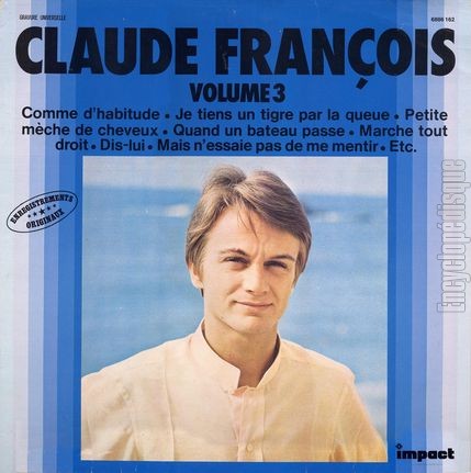 [Pochette de Claude Franois volume 3 (Claude FRANOIS)]