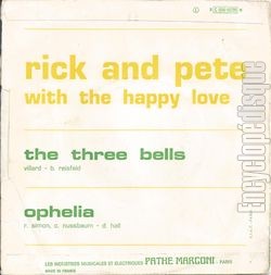 [Pochette de The three bells (RICK and PETE (with the Happy Love)) - verso]