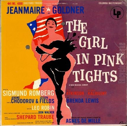 [Pochette de The girl in pink tights (JEANMAIRE)]