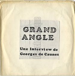 [Pochette de Grand Angle, une interview de Georges de Caunes (Georges DE CAUNES)]