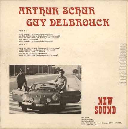 [Pochette de New sound (Guy DELBROUCK and Arthur SCHUR) - verso]
