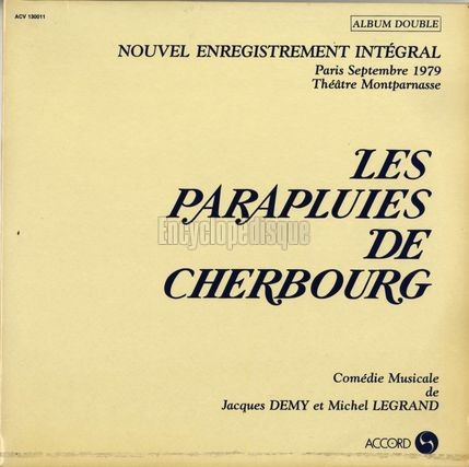 [Pochette de Les parapluies de Cherbourg - Nouvel enregistrement intgral - (B.O.F.  Films )]