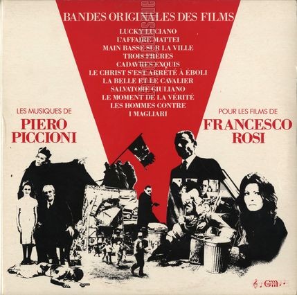[Pochette de Les musiques de Piero Piccioni pour les films de Francesco Rosi (B.O.F.  Films )]