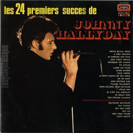 [Pochette de Les 24 premiers succs de Johnny Hallyday (Johnny HALLYDAY)]