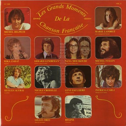 [Pochette de Les grands moments de la chanson franaise vol. 2 (Les GRANDS MOMENTS DE LA CHANSON FRANAISE)]