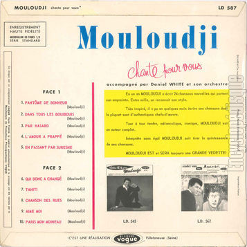 [Pochette de Mouloudji chante pour vous (MOULOUDJI) - verso]