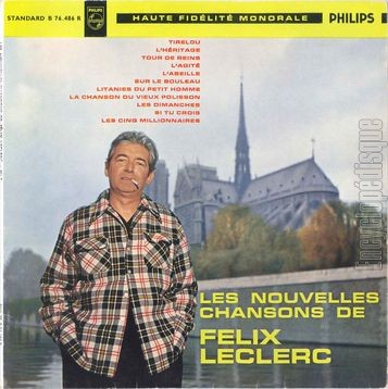 [Pochette de Les nouvelles chansons de Flix Leclerc - (Vol. 2) (Flix LECLERC)]