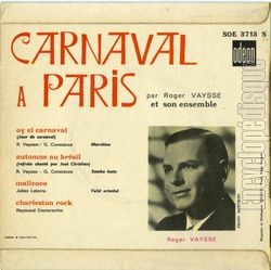 [Pochette de Carnaval  Paris (Roger VAYSSE) - verso]