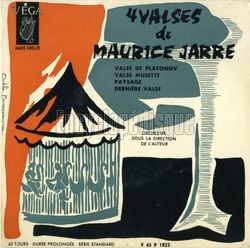 [Pochette de 4 valses de Maurice Jarre (Maurice JARRE)]