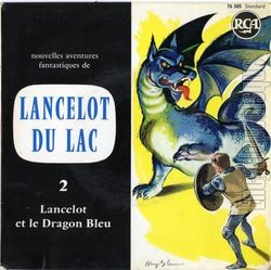 [Pochette de Lancelot du lac "Lancelot et le dragon bleu" (JEUNESSE)]