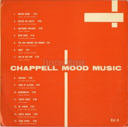 [Pochette de Chappell mood music vol. 8 (ILLUSTRATION SONORE)]