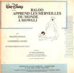 [Pochette de Baloo apprend les merveilles du monde  Mowgli (JEUNESSE) - verso]