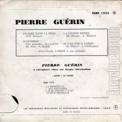 [Pochette de Le jazz dans la peau (Pierre GURIN) - verso]