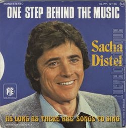 [Pochette de One step behind the music (Sacha DISTEL) - verso]