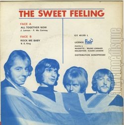 [Pochette de The SWEET FEELING  All together now  (Les ANGLOPHILES) - verso]