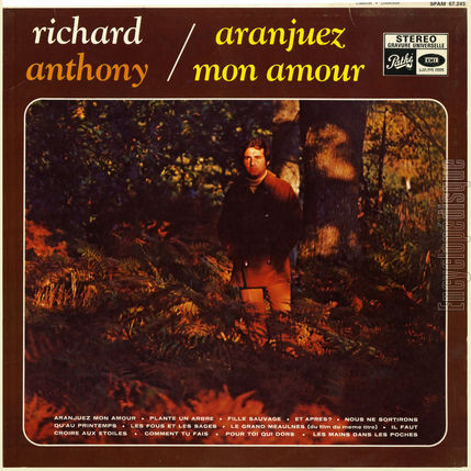 [Pochette de Aranjuez mon amour (Richard ANTHONY)]
