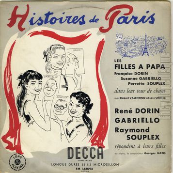 [Pochette de Histoires de Paris (Les FILLES  PAPA, Ren DORIN, GABRIELLO et Raymond SOUPLEX)]