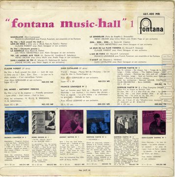[Pochette de Fontana Music-Hall 1 (FONTANA MUSIC-HALL) - verso]